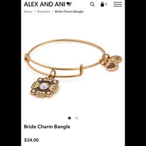 Alex and Ani Bride Charm Bangle